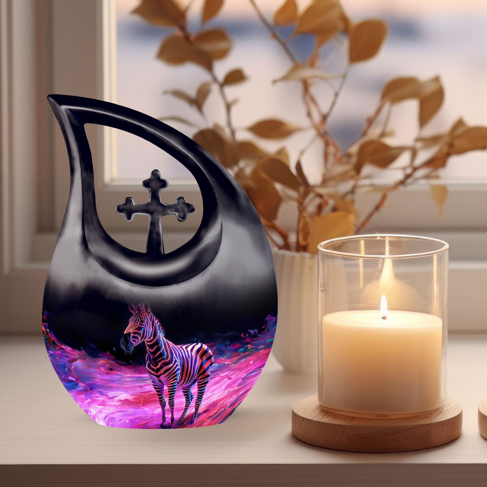 Zebra Urns For Ashes - Cremation Urns Women