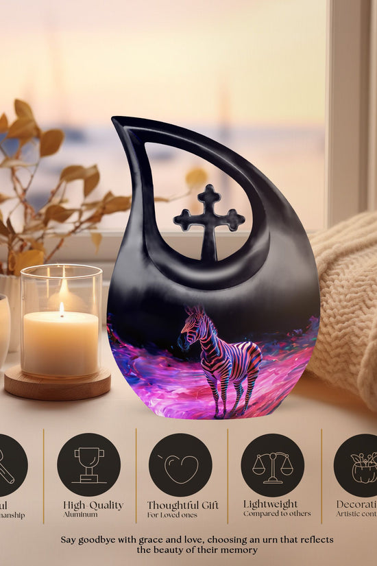 Zebra Urns For Ashes - Cremation Urns Women