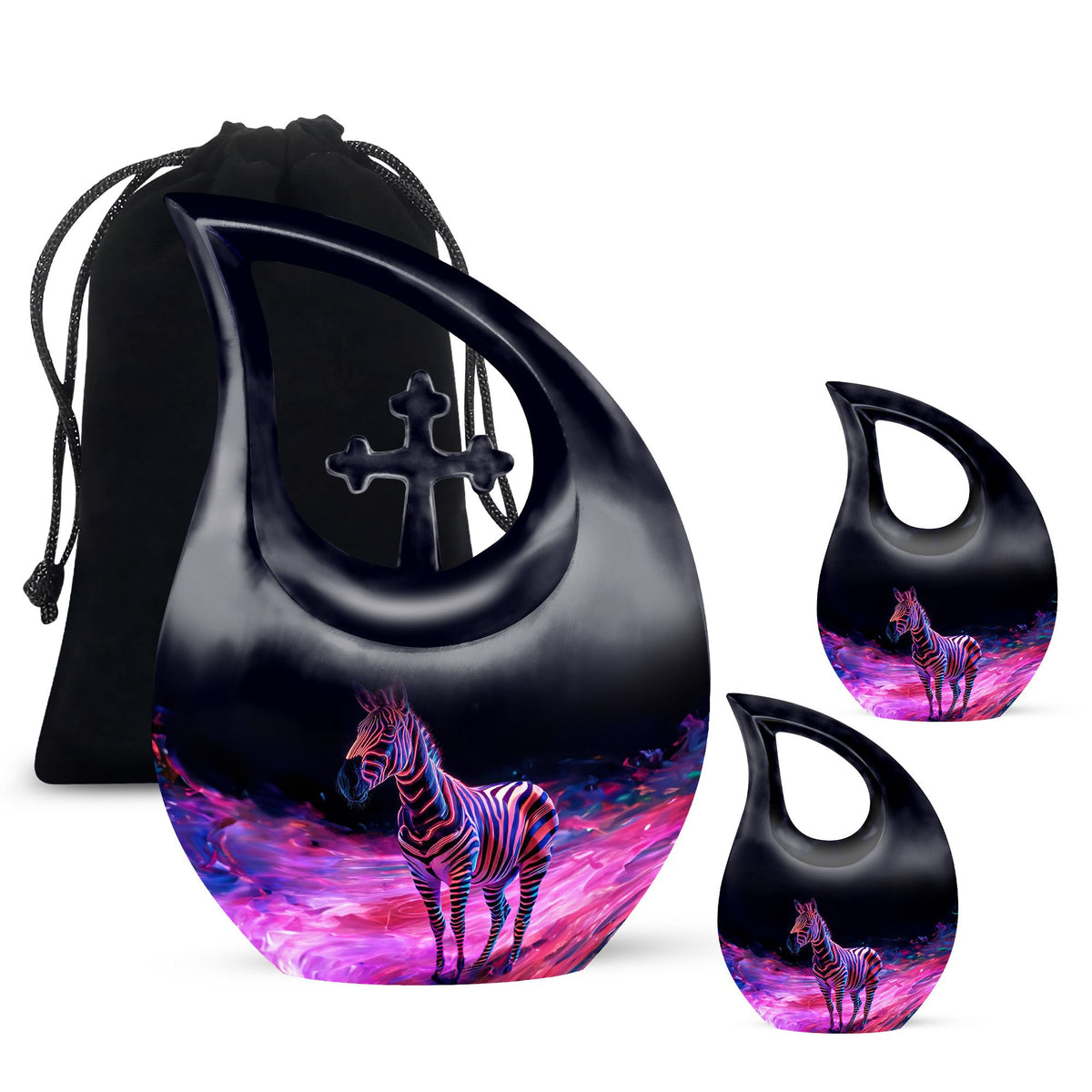 Zebra Urns For Ashes - Cremation Urns Women