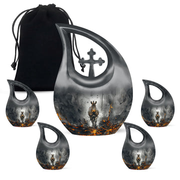 Large Urn With 4 Keepsake