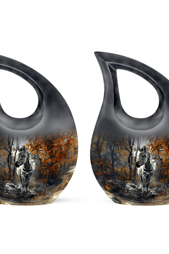 Zebra Urns For Ashes - Keepsake Urns For Men Ashes