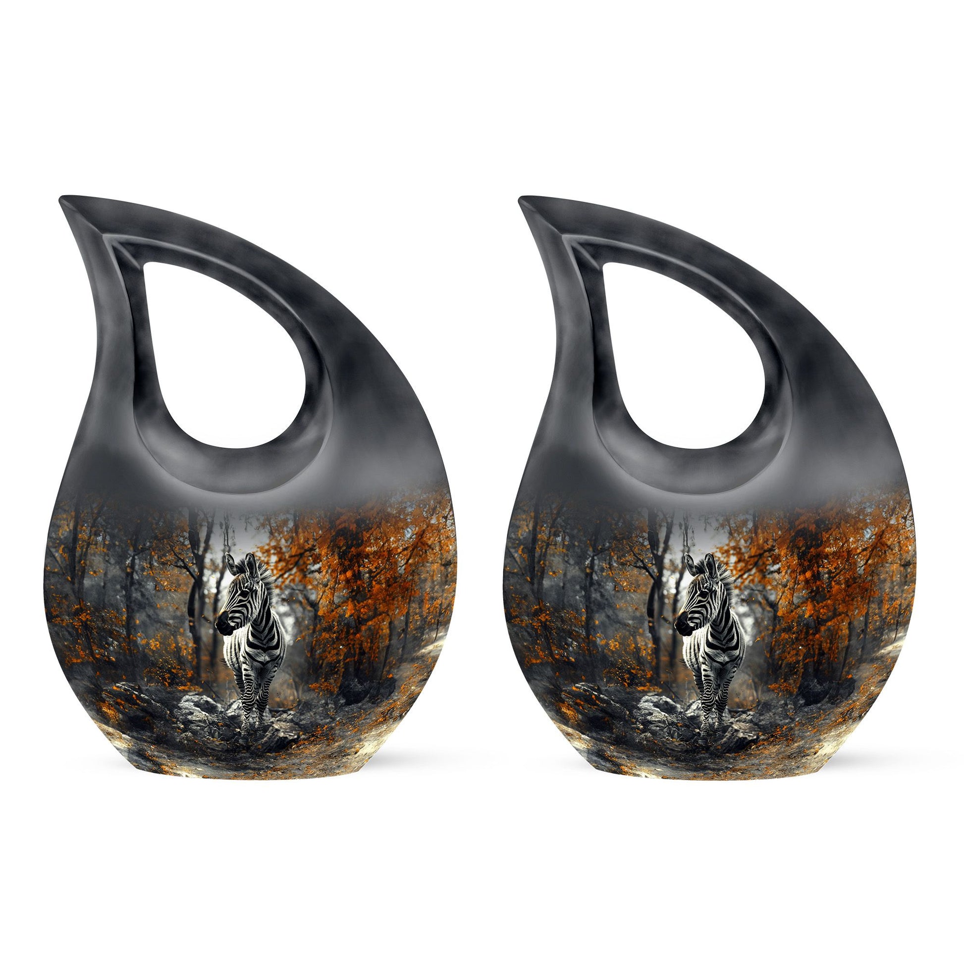 Zebra Urns For Ashes - Keepsake Urns For Men Ashes