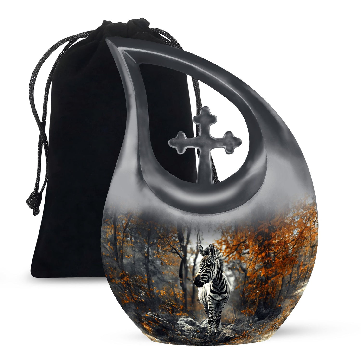 Zebra Urns For Ashes - Keepsake Urns For Men Ashes