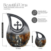 Zebra Urns For Ashes - Keepsake Urns For Men Ashes