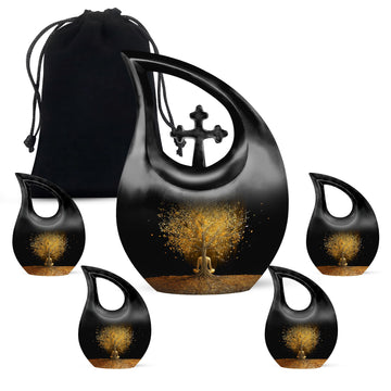 Large Urn With 4 Keepsake
