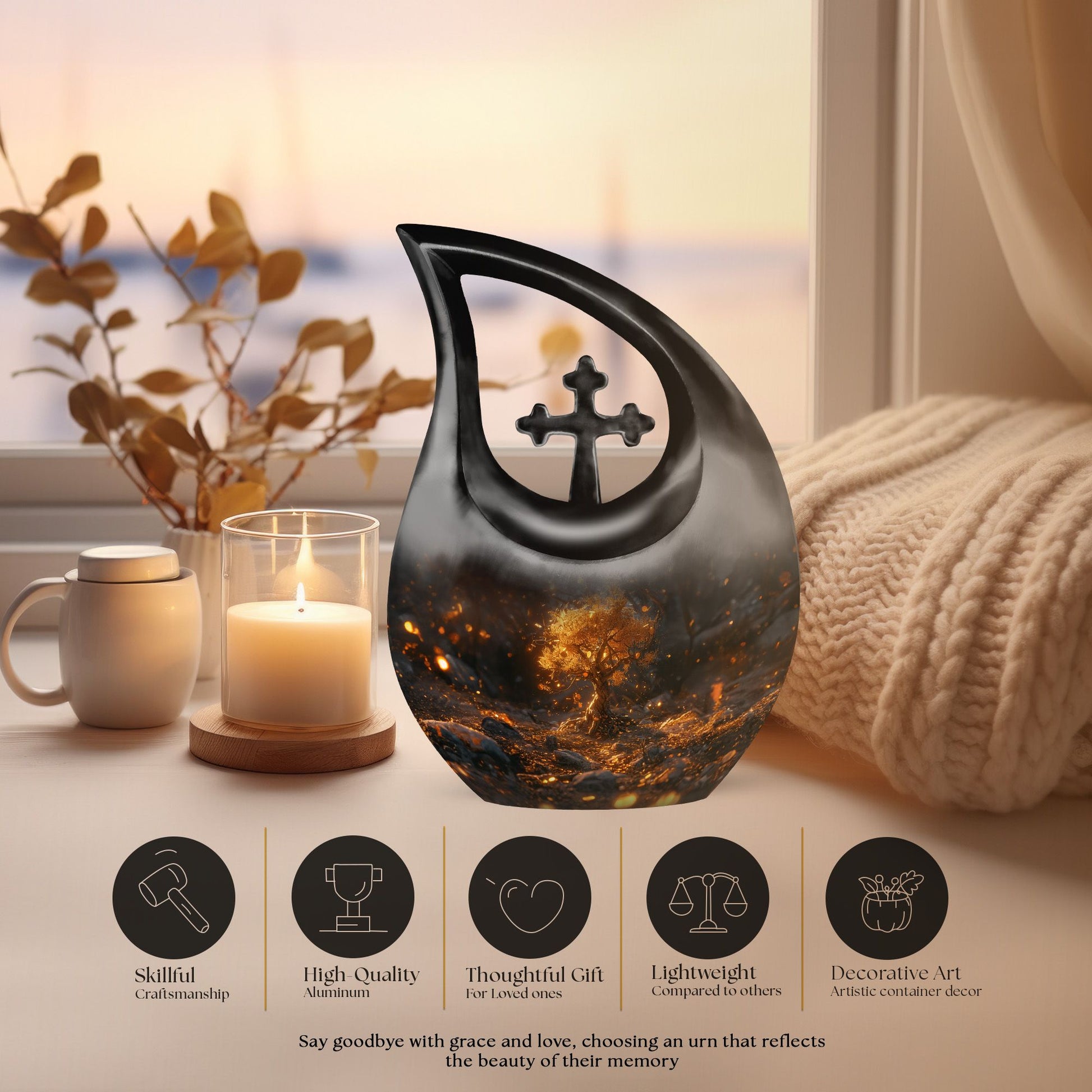 Tree Of Life Urns For Ashes - Urns For Human Ashes Adult Female