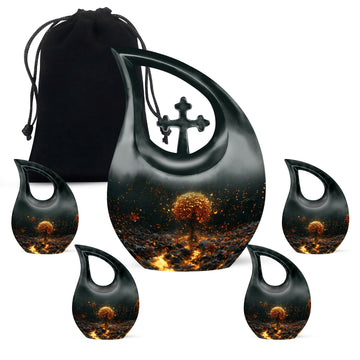 Large Urn With 4 Keepsake