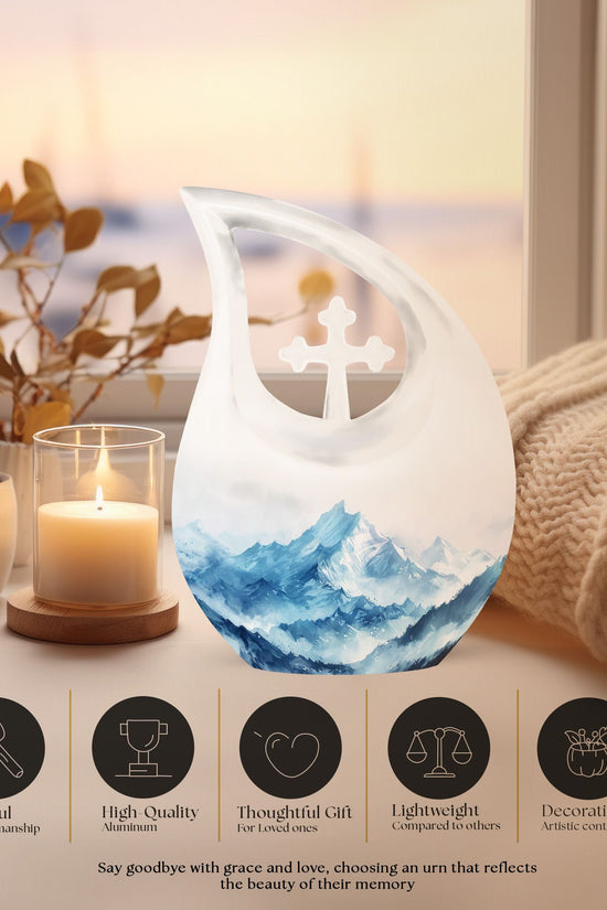 Mountains Urns For Ashes - Urn For Ashes Adult Male Small Keepsake