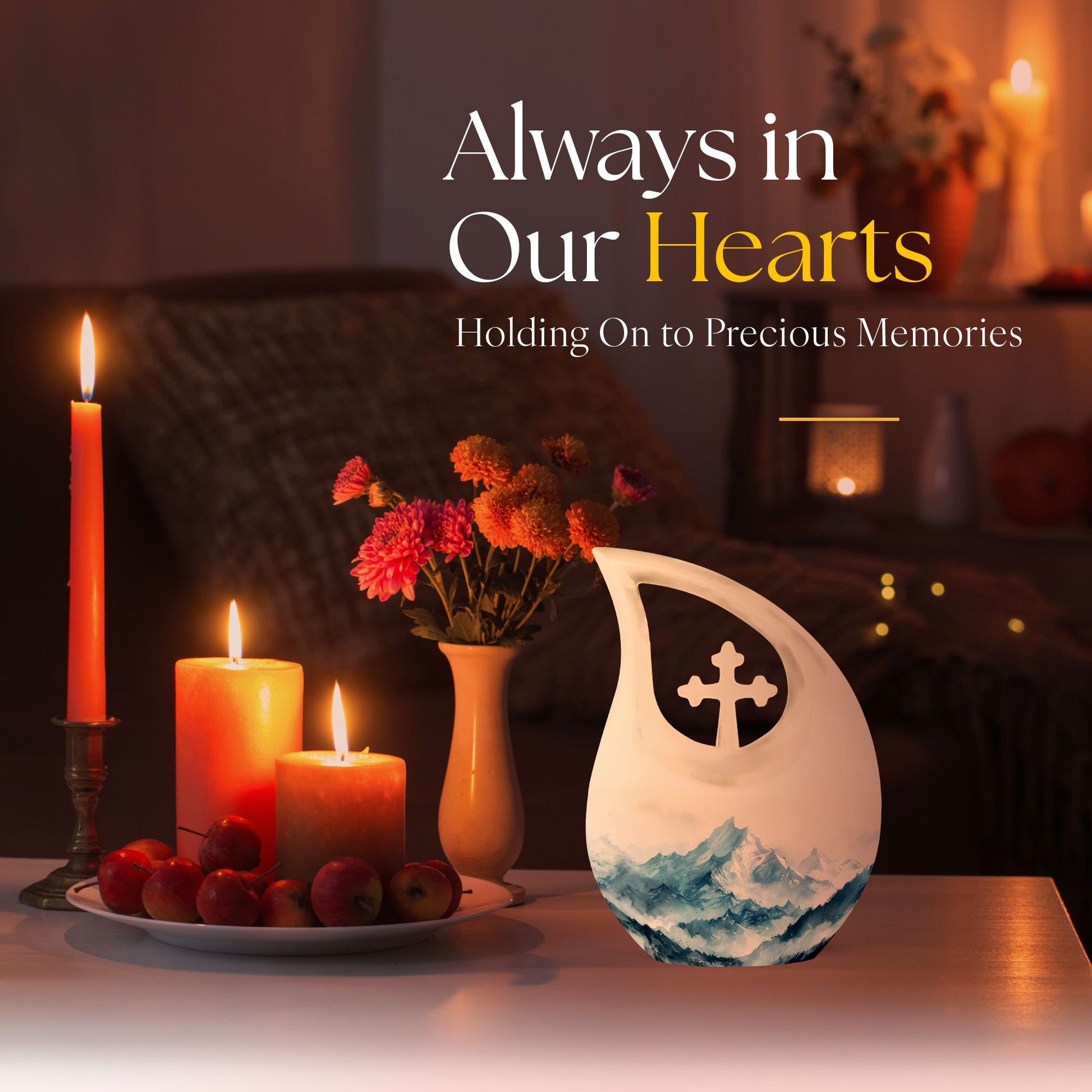 Mountains Urns For Ashes - Urn For Ashes Adult Male Small Keepsake