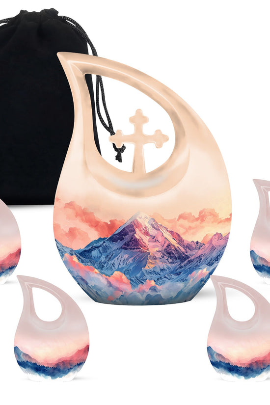 Mountains Urns For Ashes - Small Urns For Human Ashes Adult Female