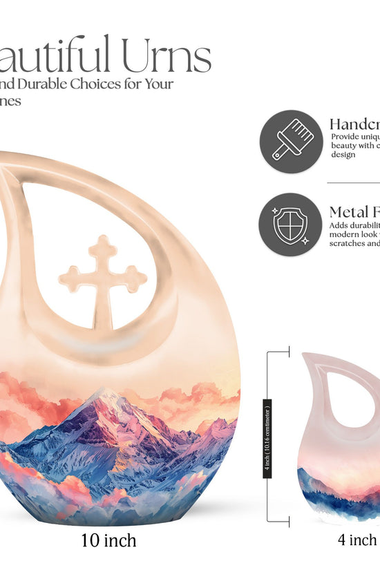 Mountains Urns For Ashes - Small Urns For Human Ashes Adult Female