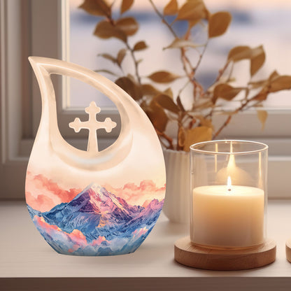 Mountains Urns For Ashes - Small Urns For Human Ashes Adult Female