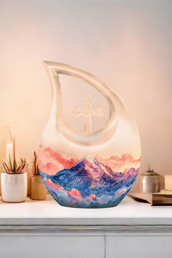 Mountains Urns For Ashes - Small Urns For Human Ashes Adult Female