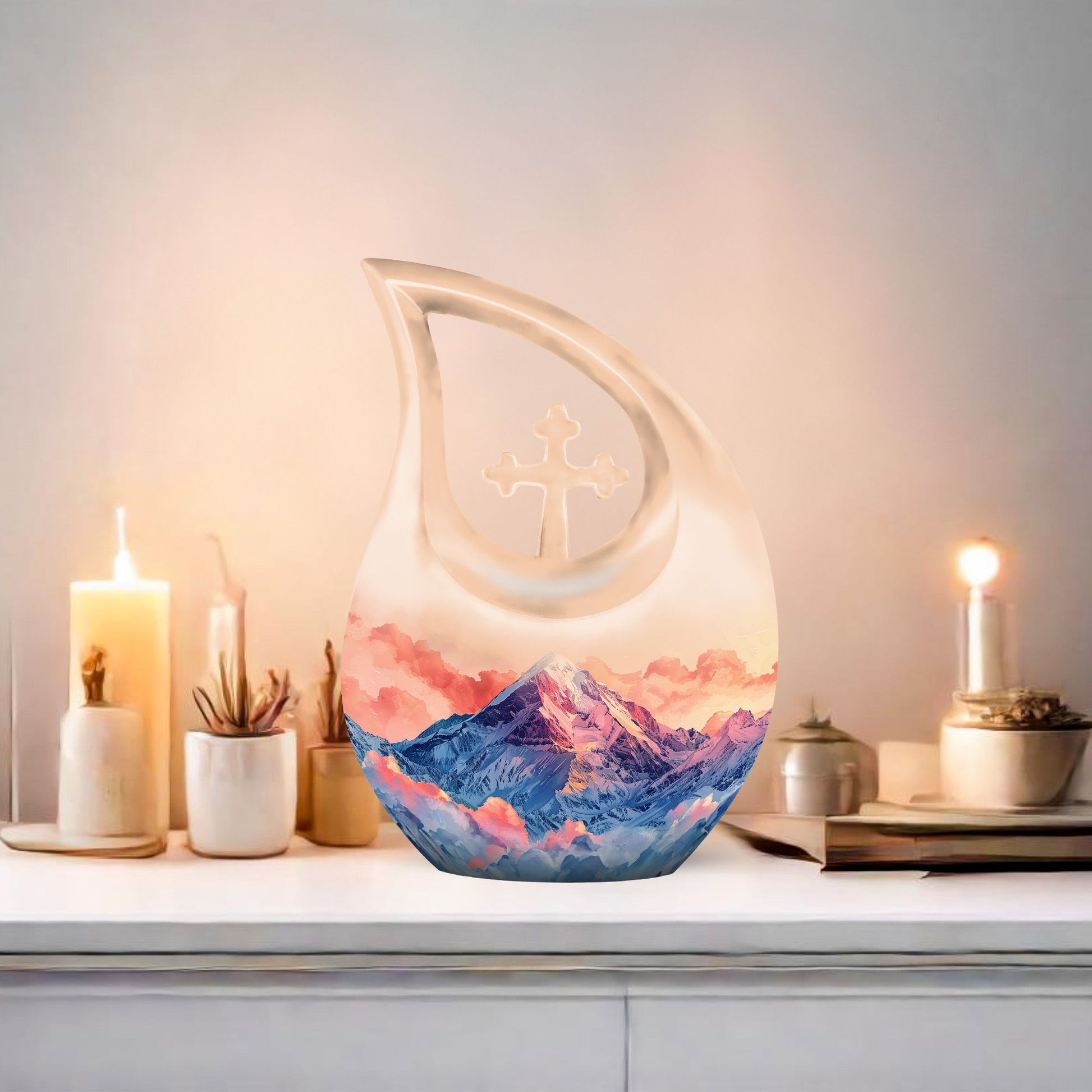 Mountains Urns For Ashes - Small Urns For Human Ashes Adult Female