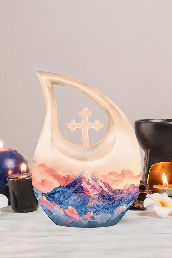 Mountains Urns For Ashes - Small Urns For Human Ashes Adult Female