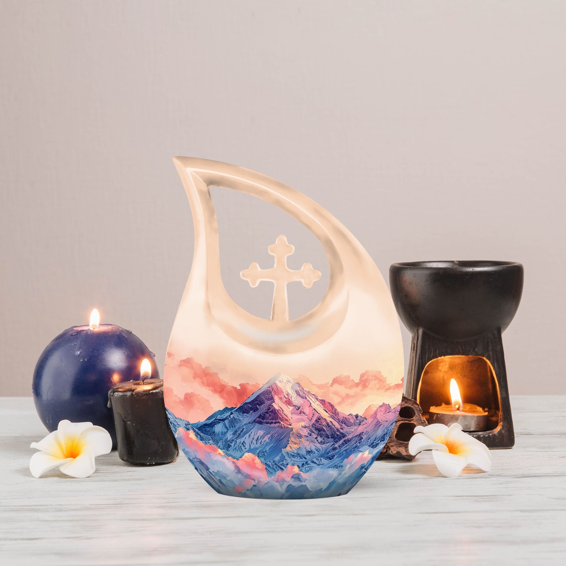 Mountains Urns For Ashes - Small Urns For Human Ashes Adult Female