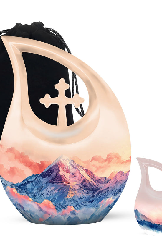 Mountains Urns For Ashes - Small Urns For Human Ashes Adult Female