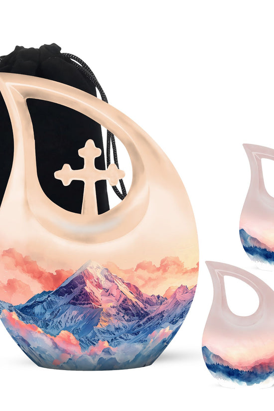 Mountains Urns For Ashes - Small Urns For Human Ashes Adult Female