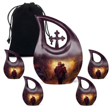 Large Urn With 4 Keepsake