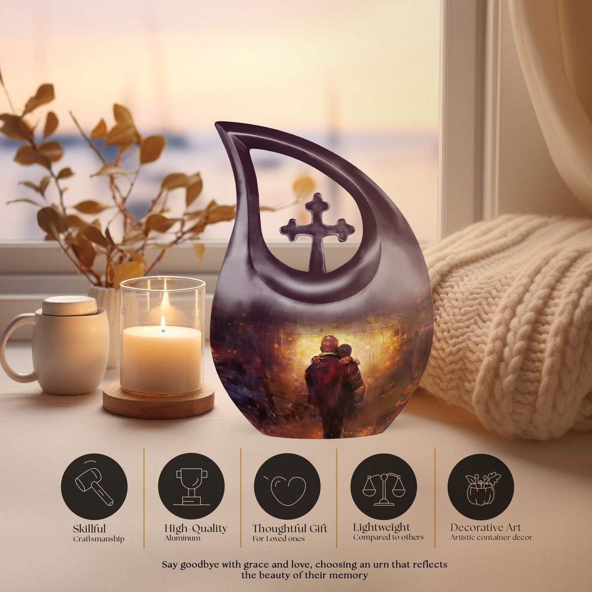 Father Urns For Ashes - Urn For Ashes Adult Male Dad