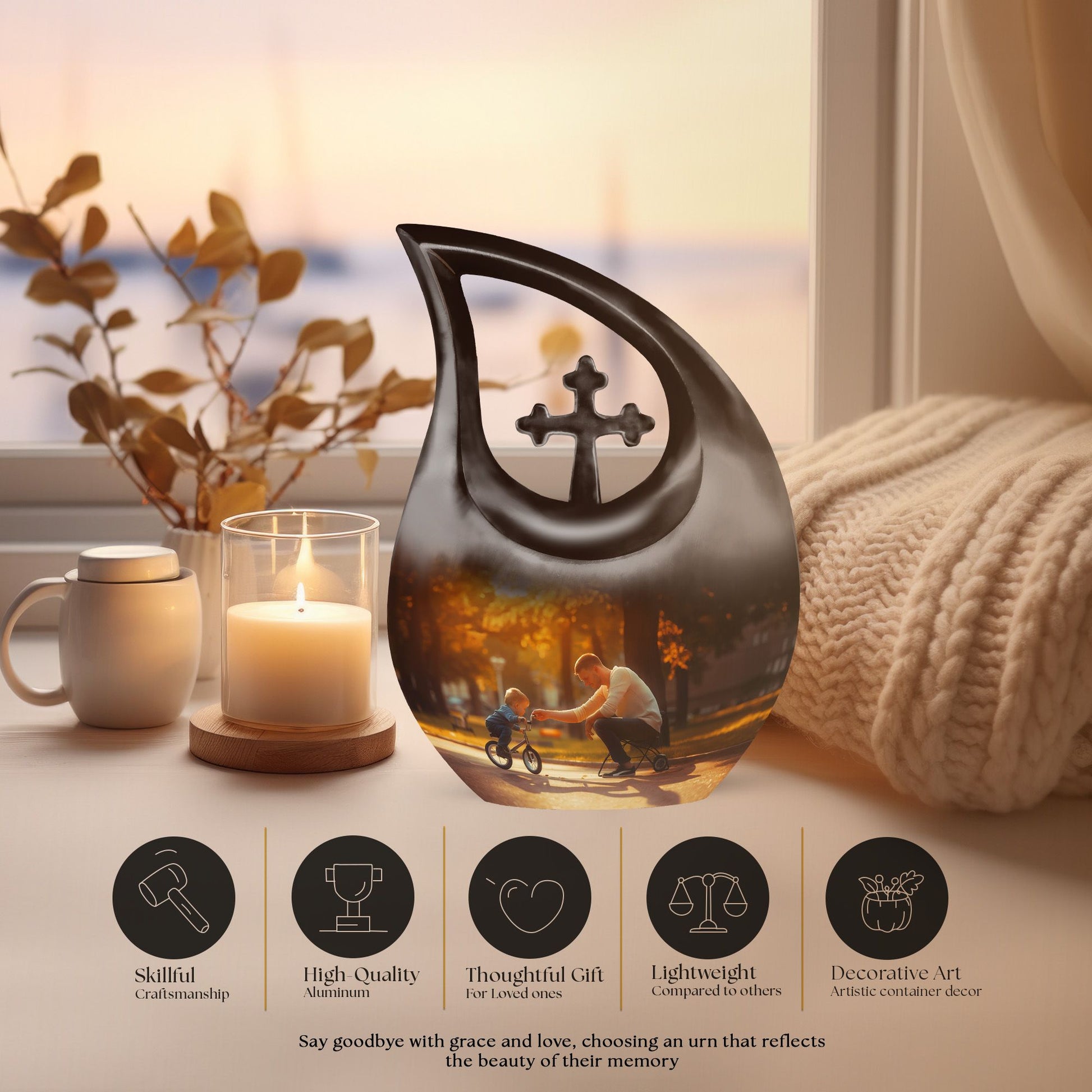 Father Urns For Ashes - Urn For Adult Female