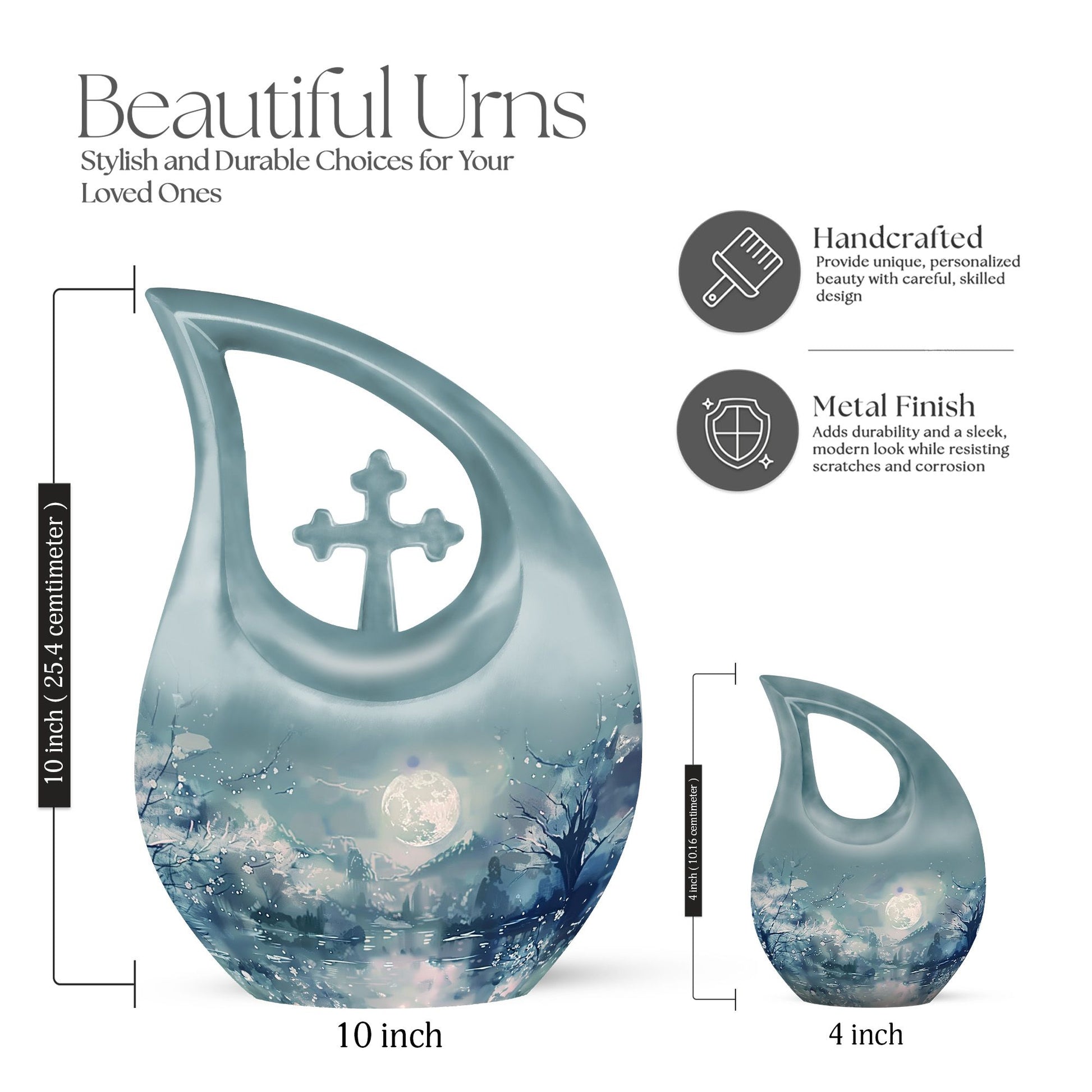 Lunar Urns For Ashes - Small Urns For Adult Male