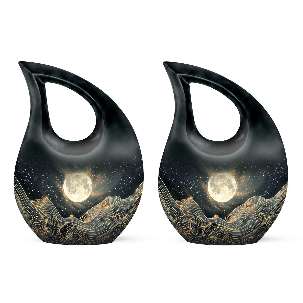 Lunar Urns For Ashes - Urns For Adult Female Mom