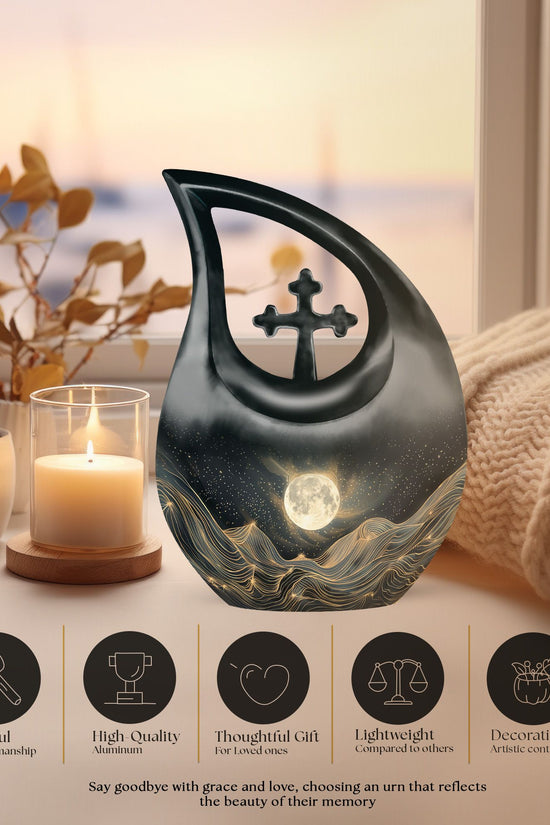 Lunar Urns For Ashes - Urns For Adult Female Mom