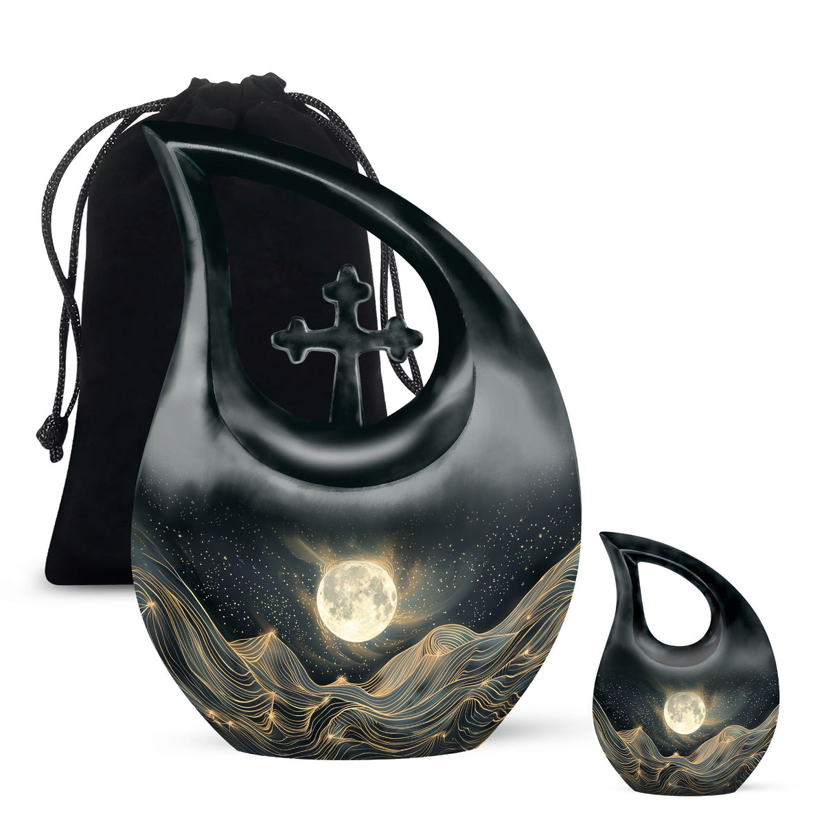 Lunar Urns For Ashes - Urns For Adult Female Mom