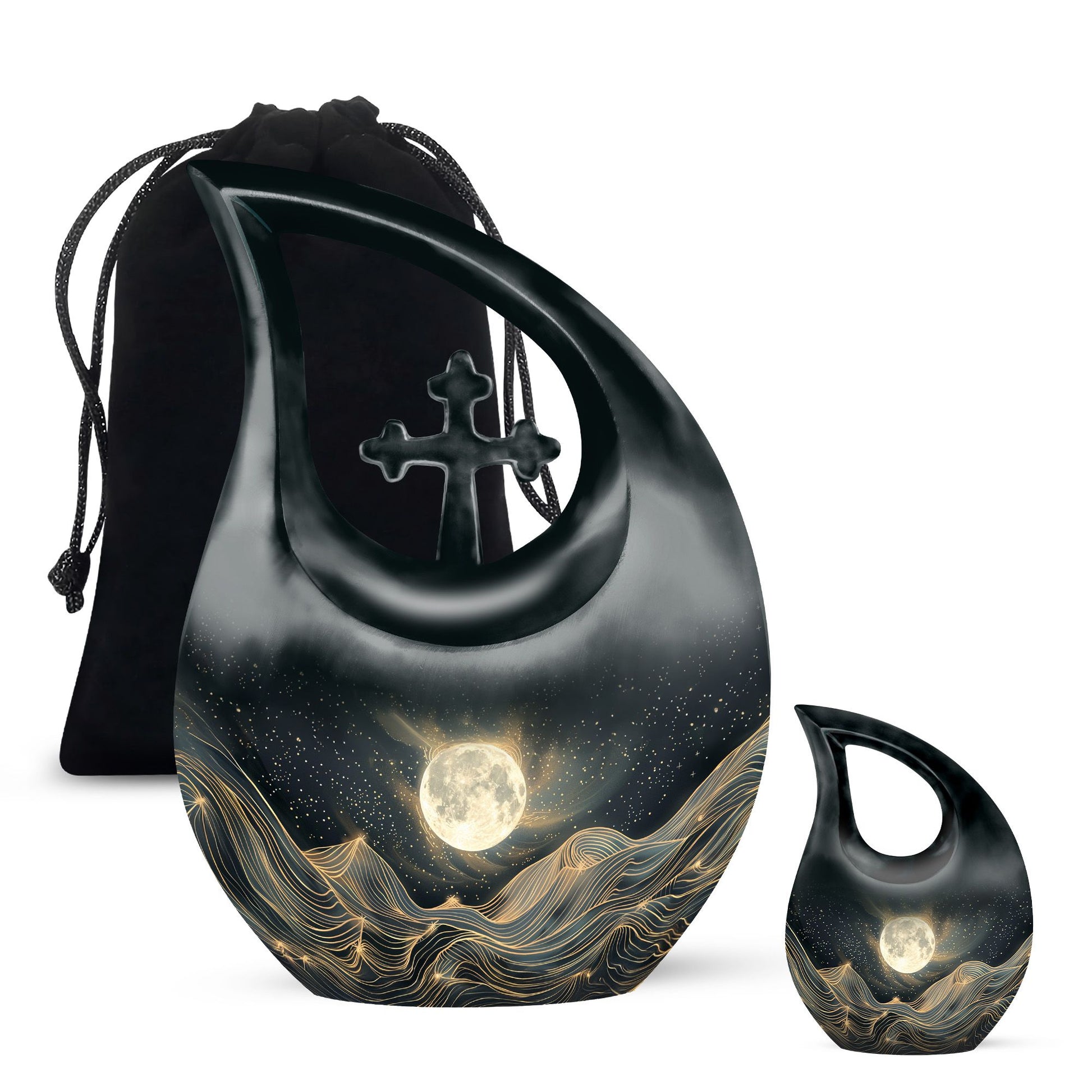 Lunar Urns For Ashes - Urns For Adult Female Mom