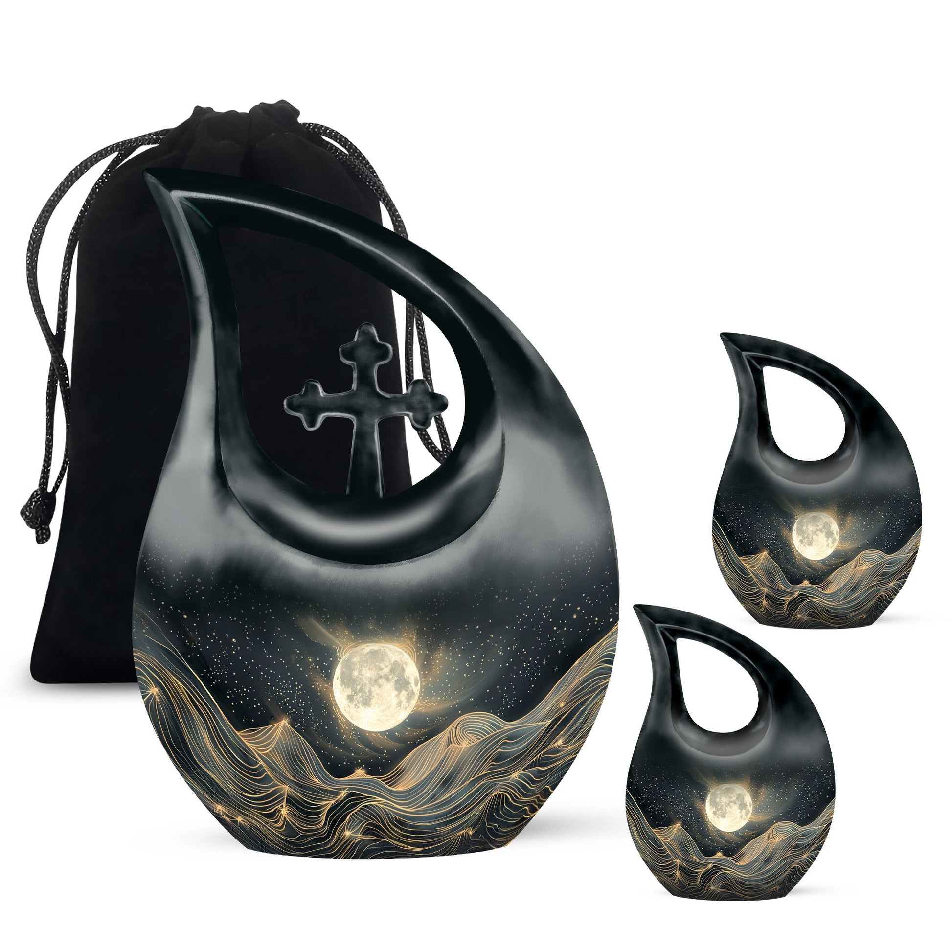 Lunar Urns For Ashes - Urns For Adult Female Mom