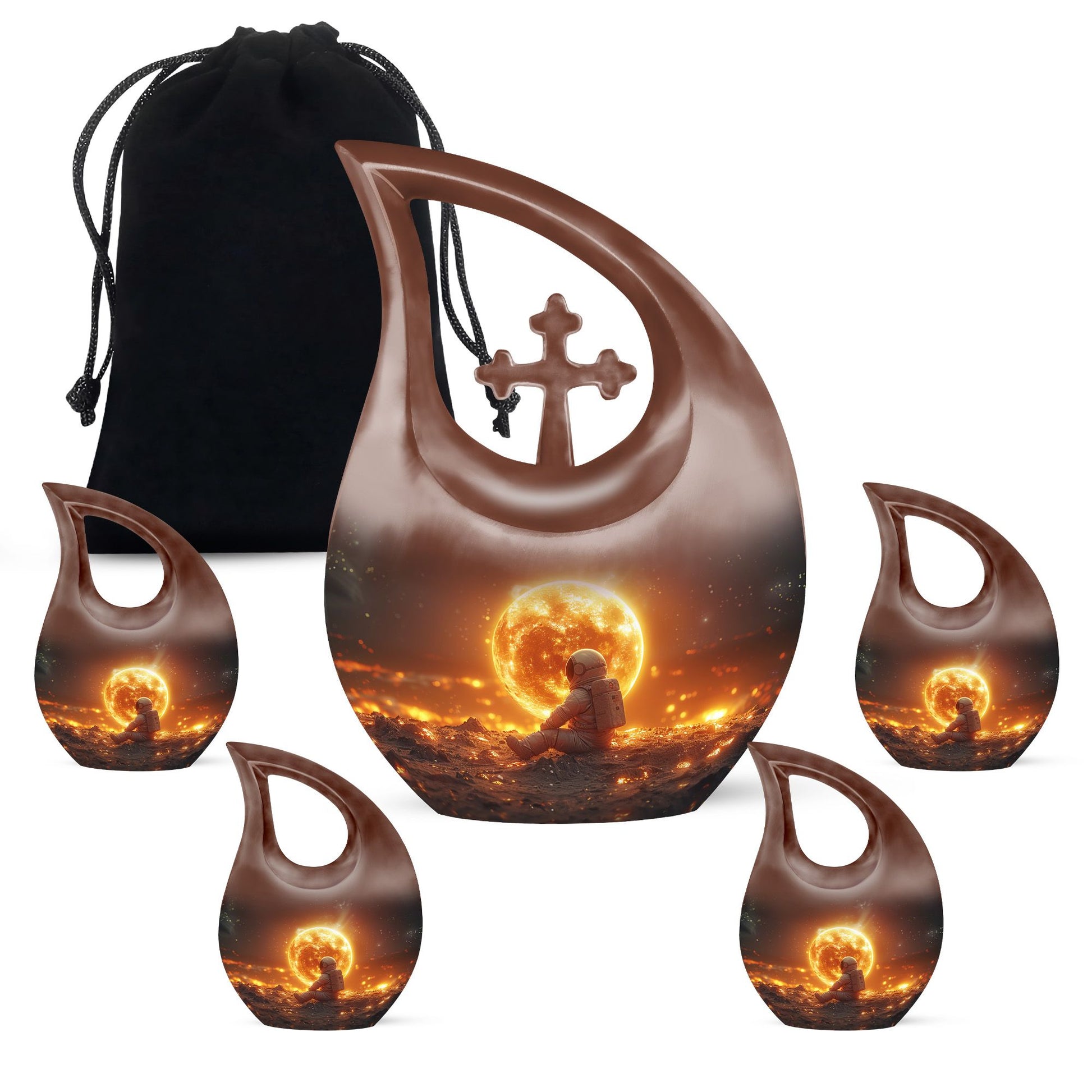 Lunar Urns For Ashes - Urns For Human Ashes Adult Female Small Size
