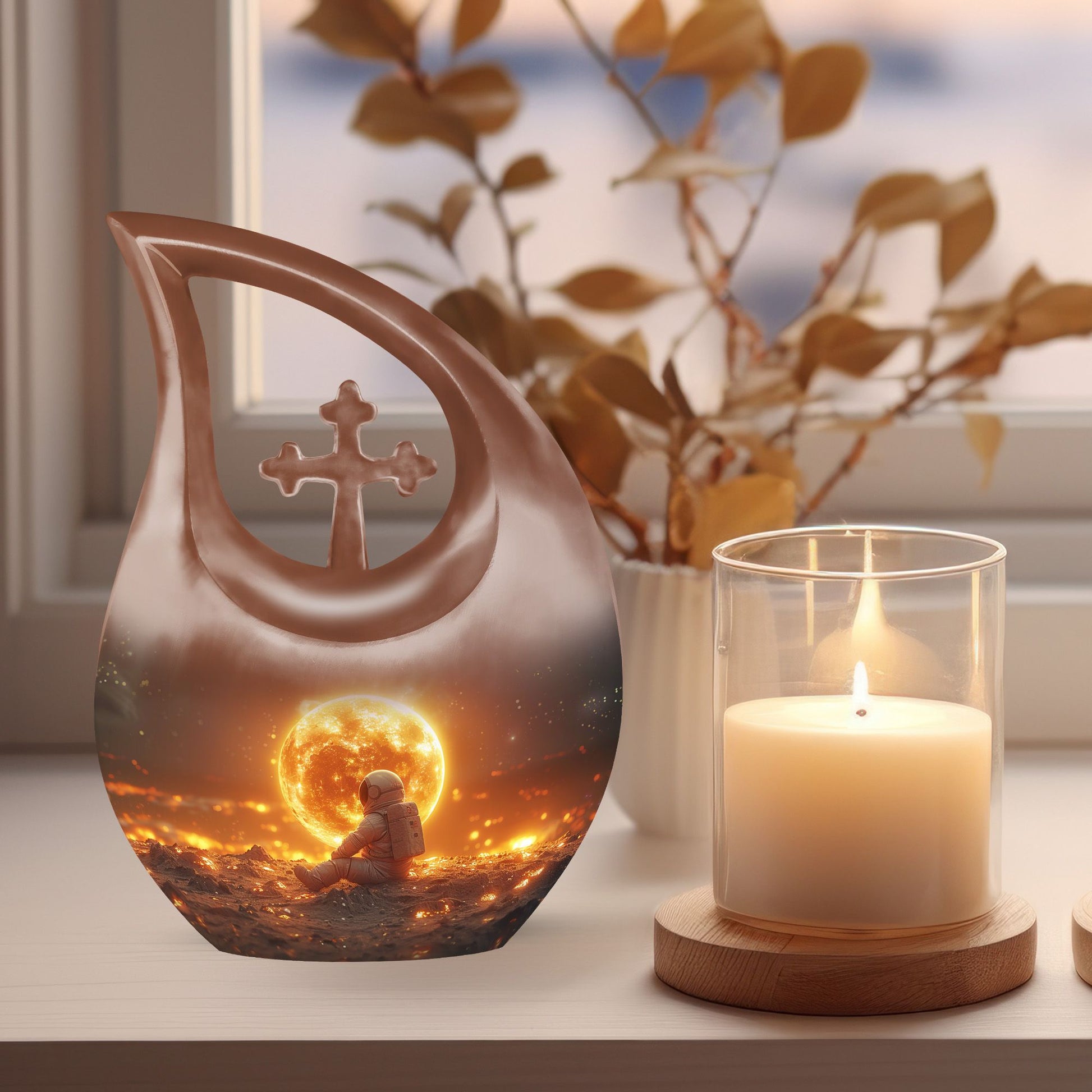 Lunar Urns For Ashes - Urns For Human Ashes Adult Female Small Size