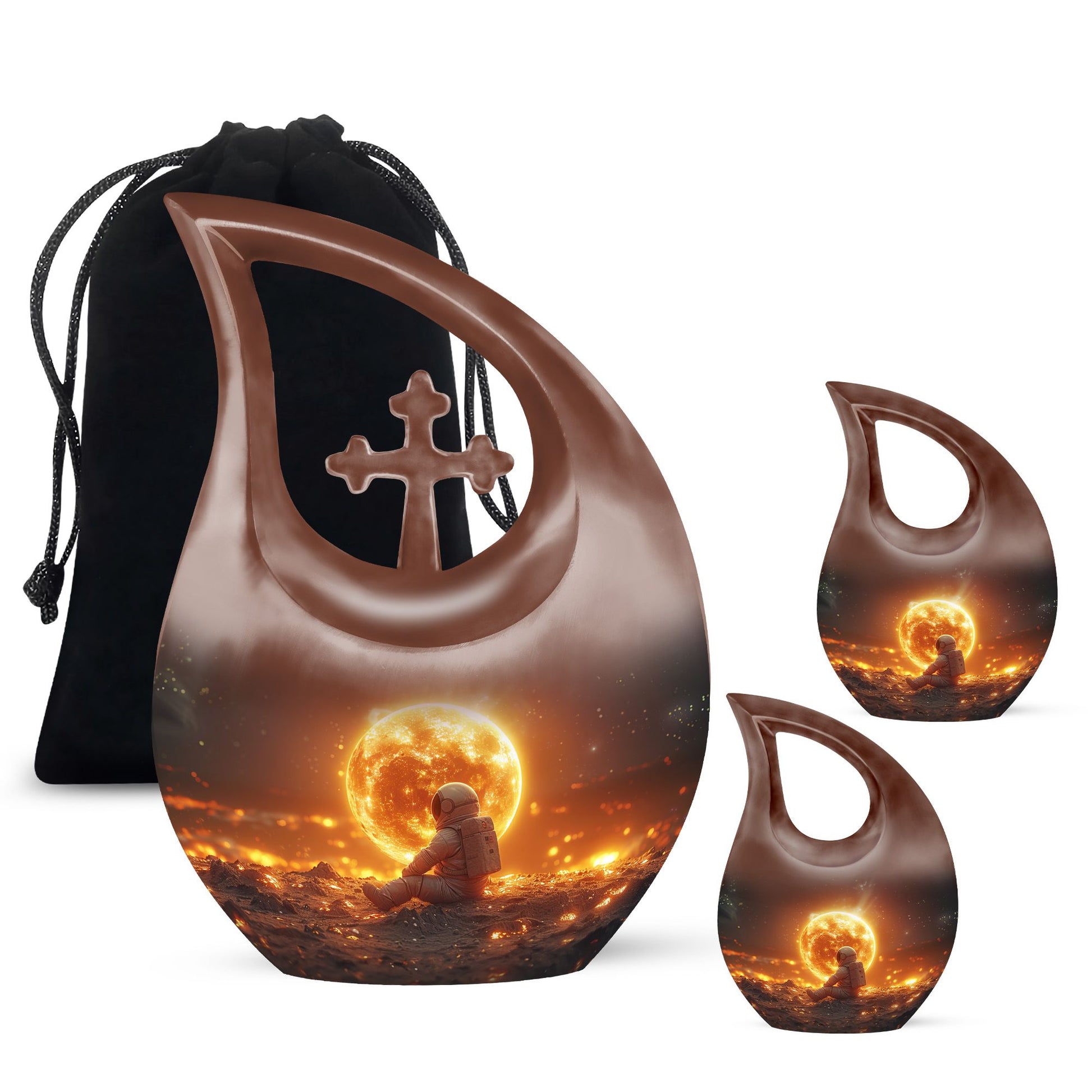 Lunar Urns For Ashes - Urns For Human Ashes Adult Female Small Size