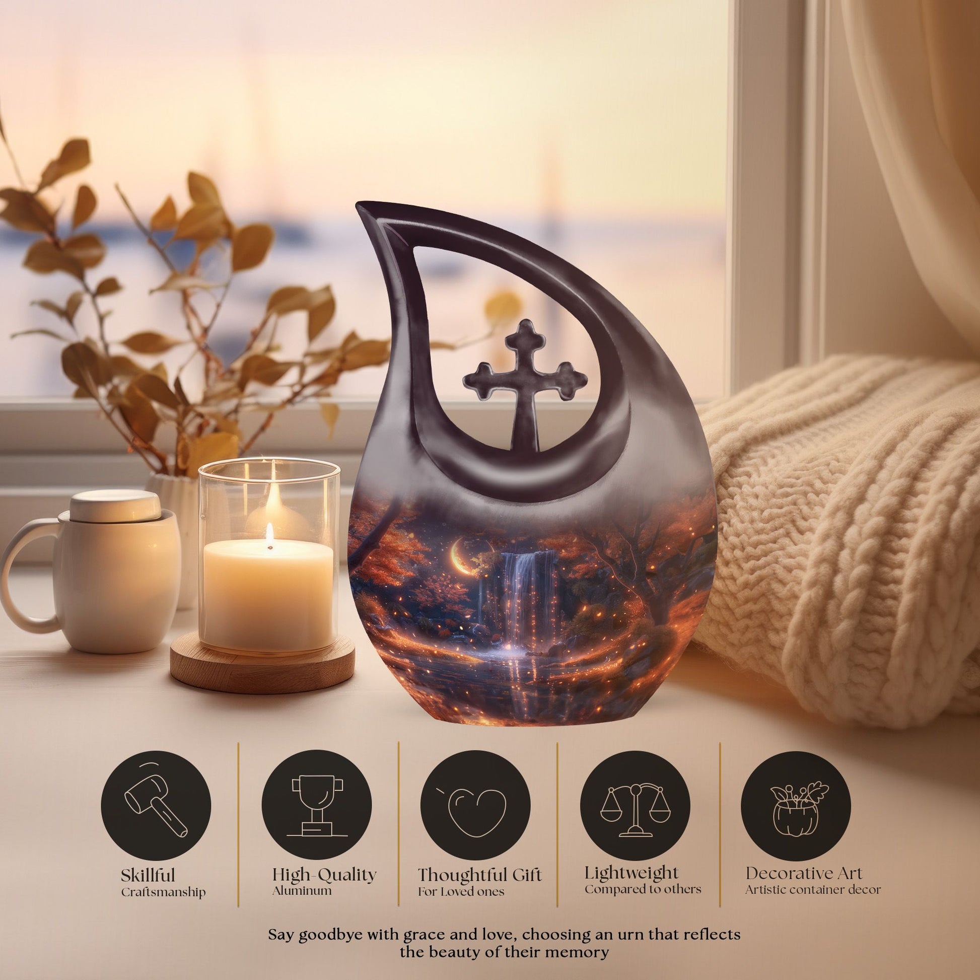 Lunar Urns For Ashes - Human Urns For Ashes Adult Male