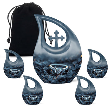 Large Urn With 4 Keepsake