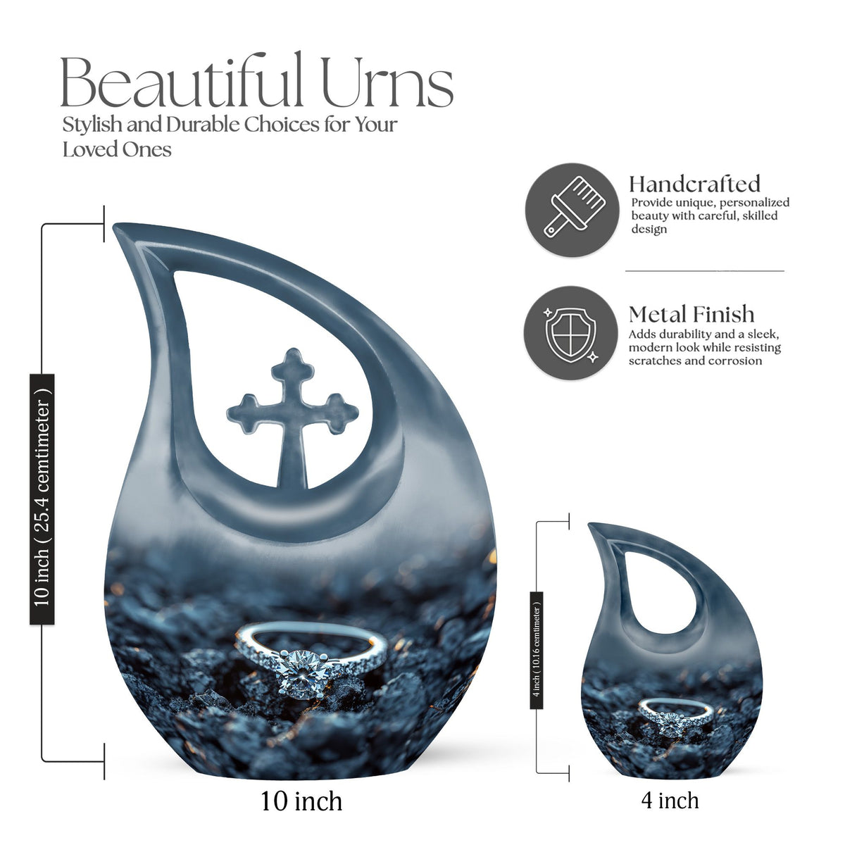 Ring Urns For Ashes - Urn For Human Ashes Adult Female
