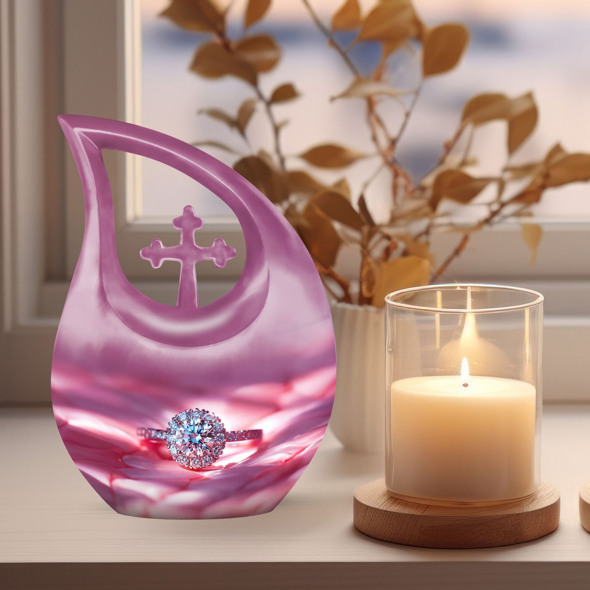 Ring Urns For Ashes - Burial Urns For Human Ashes Adult Male