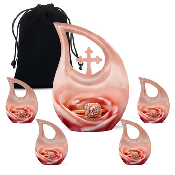 Large Urn With 4 Keepsake