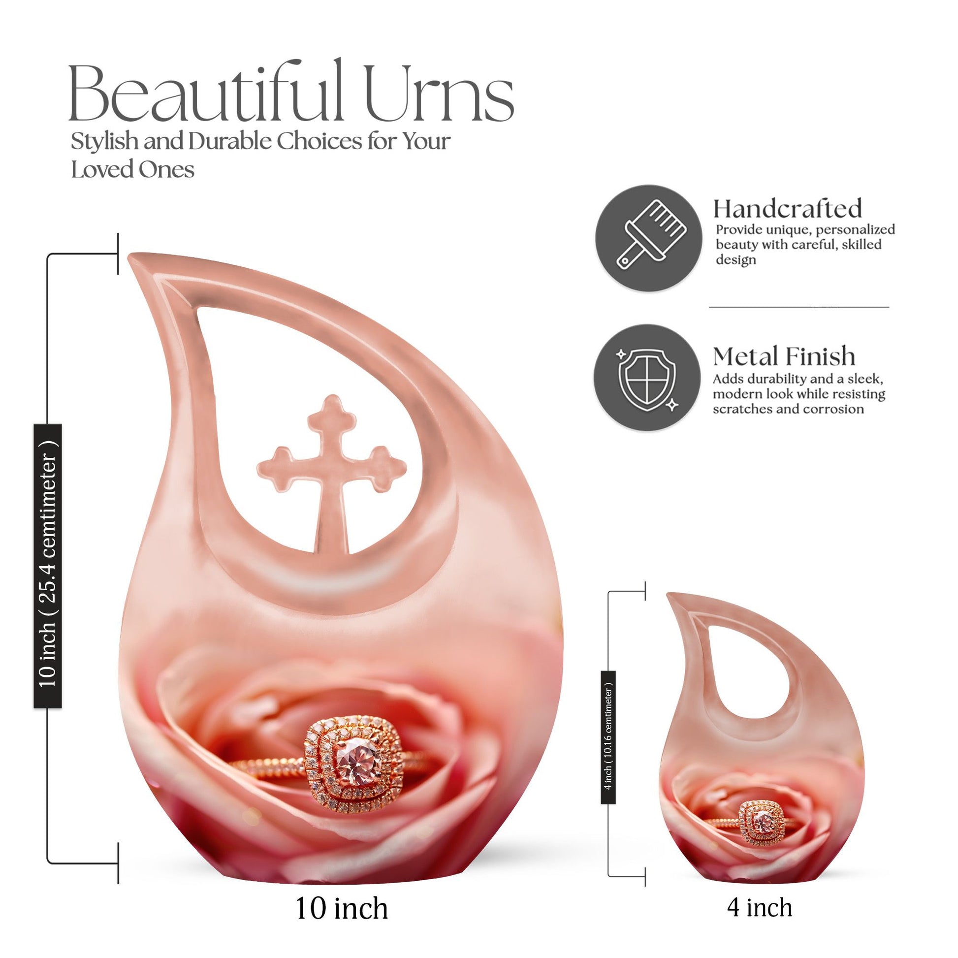 Ring Urns For Ashes - Urns For Adult Male Small