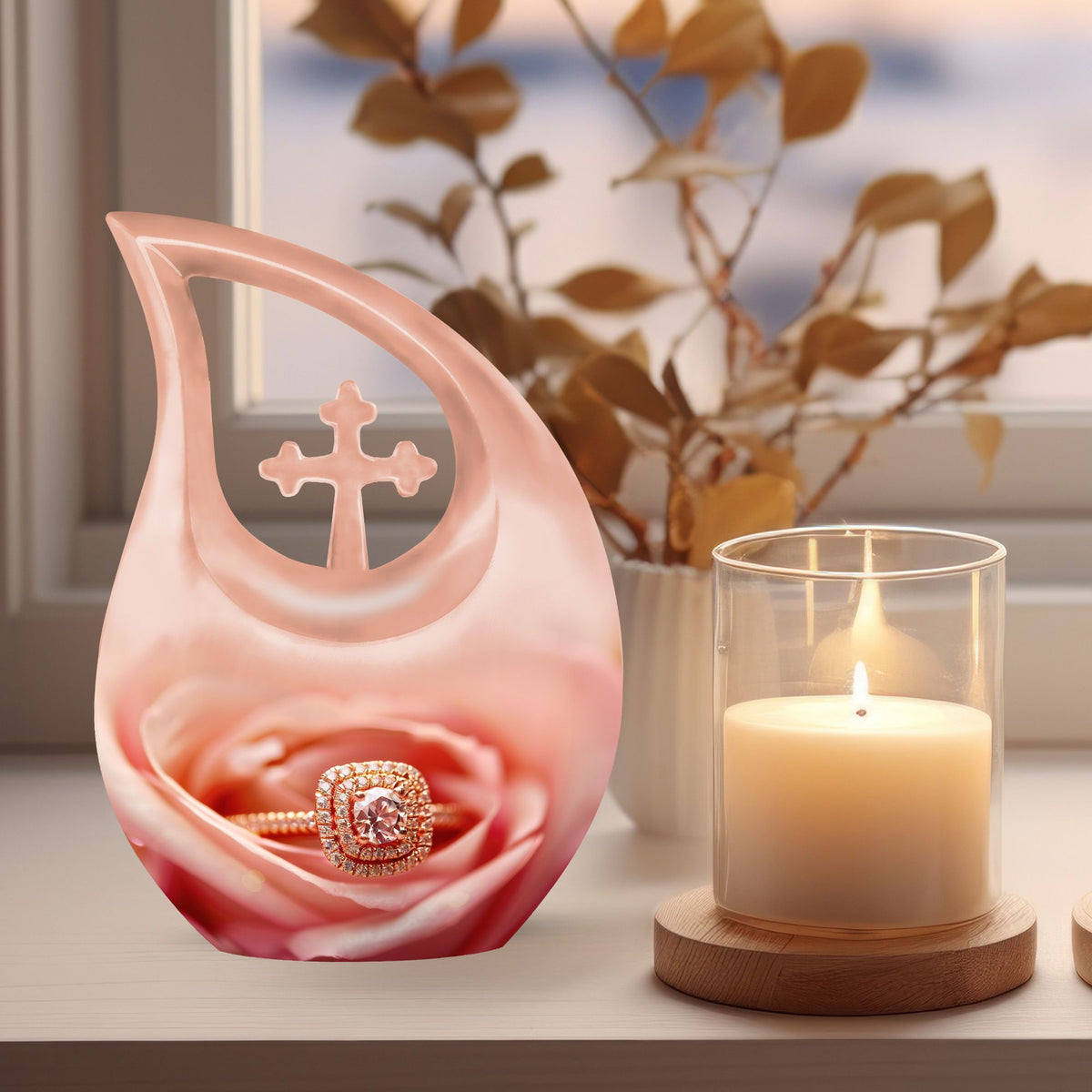 Ring Urns For Ashes - Urns For Adult Male Small