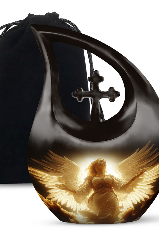 Divine Light Cremation Urn - Beautiful Angel Funeral Urn For Loved Ones