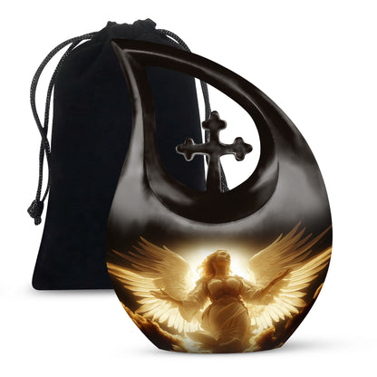Divine Light Cremation Urn - Beautiful Angel Funeral Urn For Loved Ones