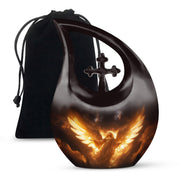 Celestial Light Angel Urn Cremation For Ashes - Divine Memorial Urn For Burial