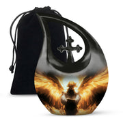 Beautiful Angel Cremation Urn – Elegant Golden Glow Urn For Loved Ones
