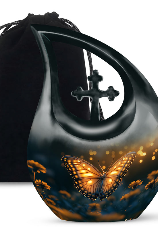 Monarch Butterfly Ashes Urn For Mom - keepsakes for ashes of loved ones