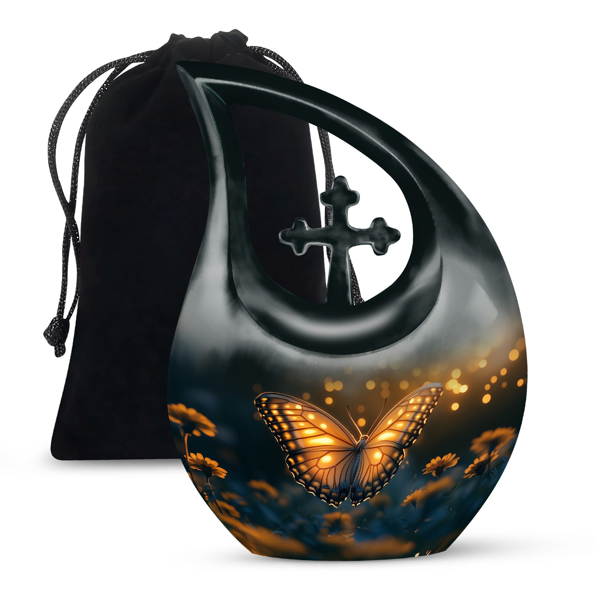 Monarch Butterfly Ashes Urn For Mom - keepsakes for ashes of loved ones