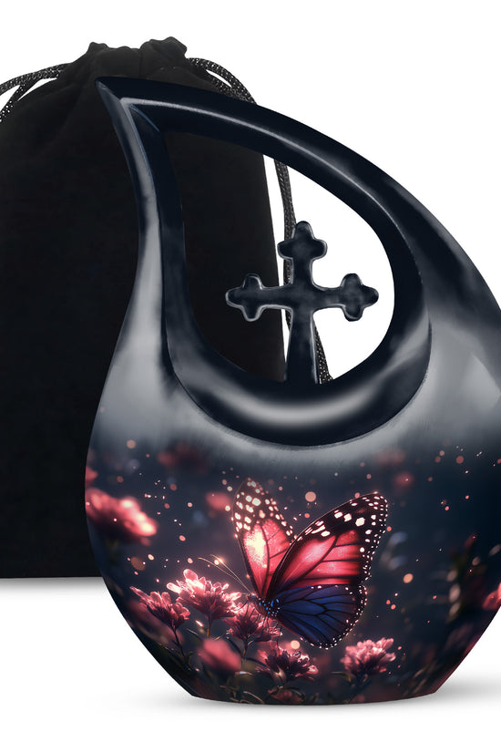 Magical Butterfly Cremation Urns - Moonlit Ashes Butterfly Urn