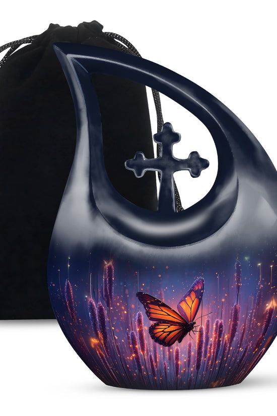 Monarch Butterfly Cremation Urn - Cremation Urns For Adult Women