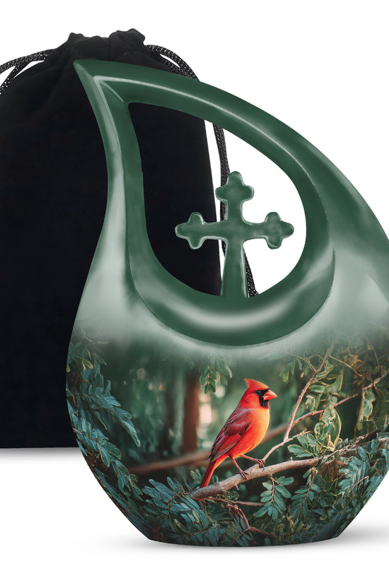 Bird Funeral Urn - Aluminium Cremation Urn For Male & Female